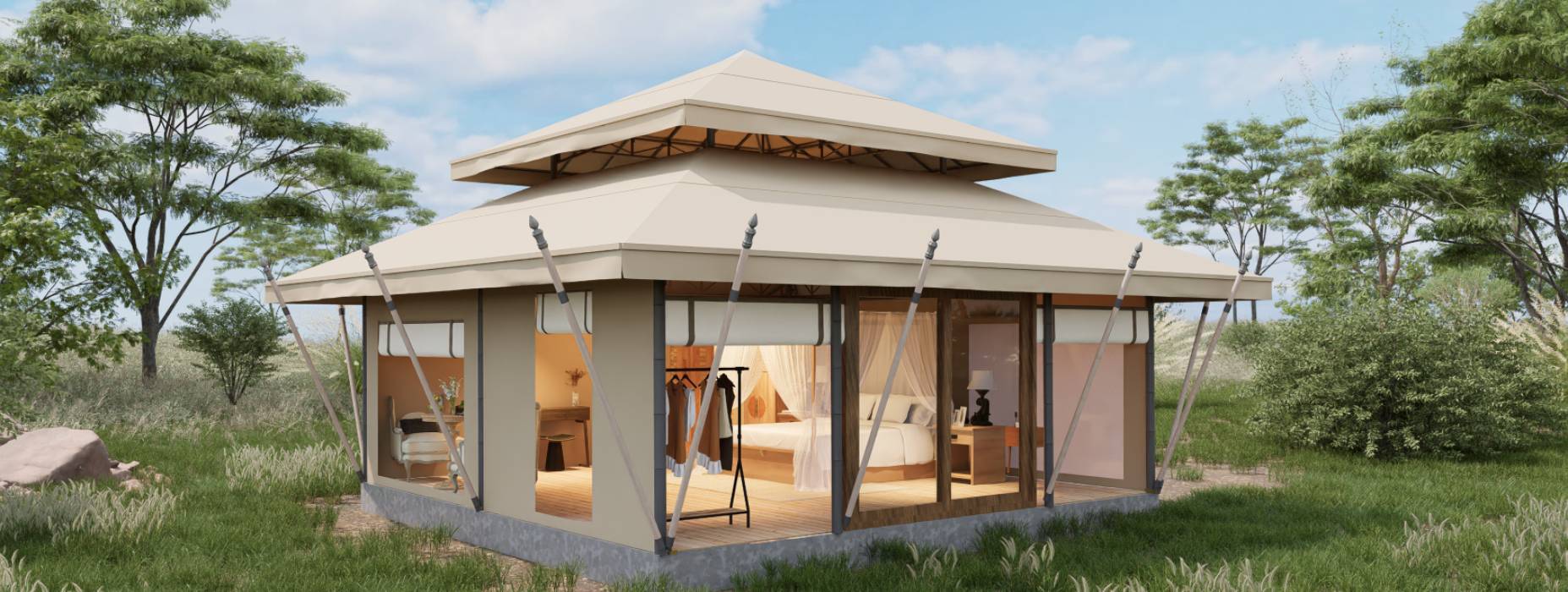 龙圩区户外野奢帐篷